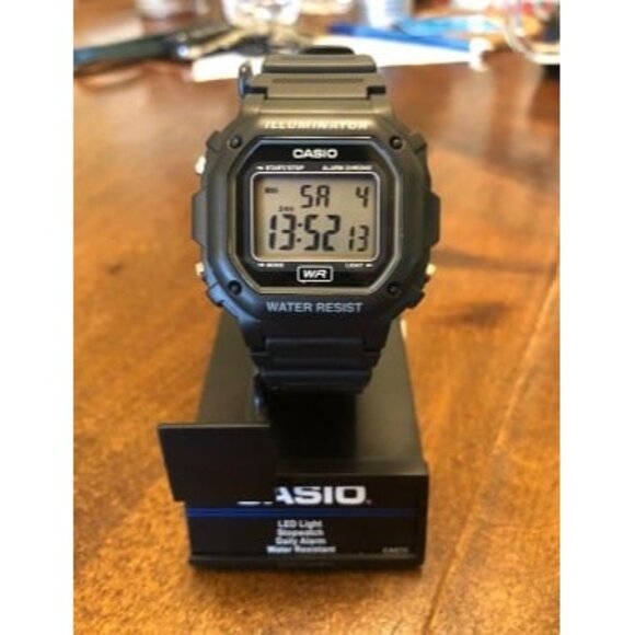 New Men's Digital Watch | Illuminator | Water Resistant | LED Light| Daily Alarm - Picture 1 of 2